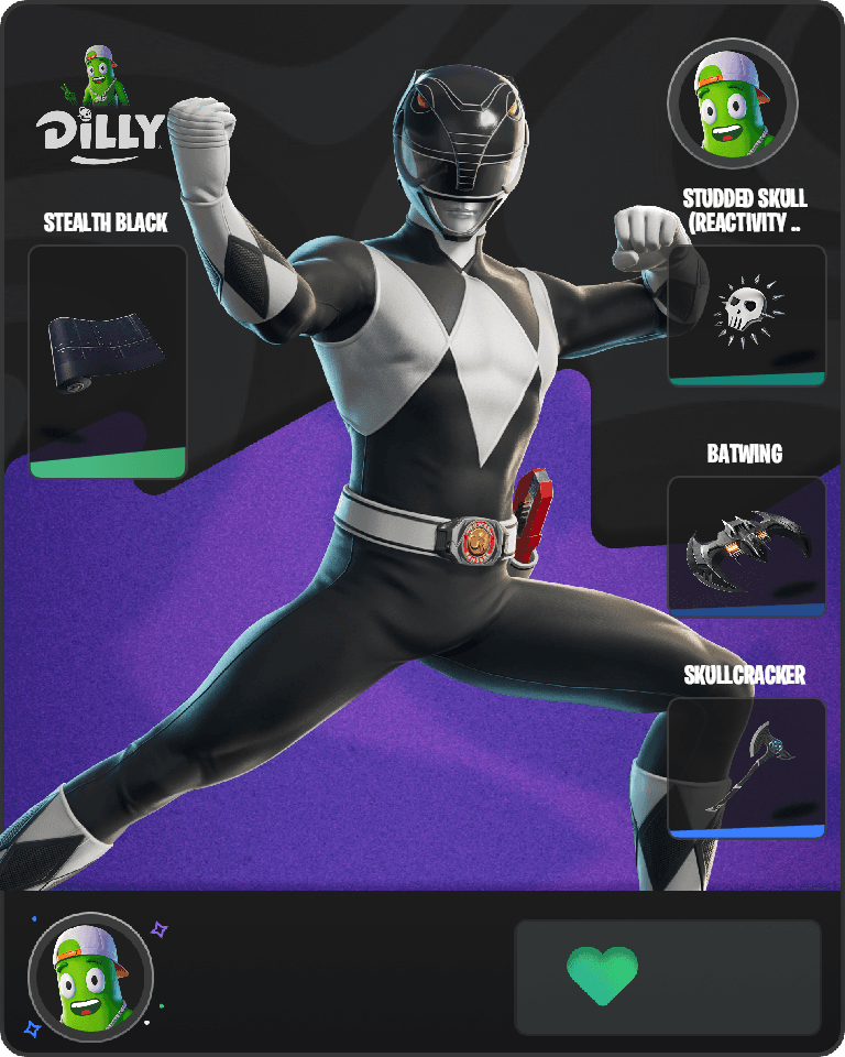 Black Ranger Fortnite combo