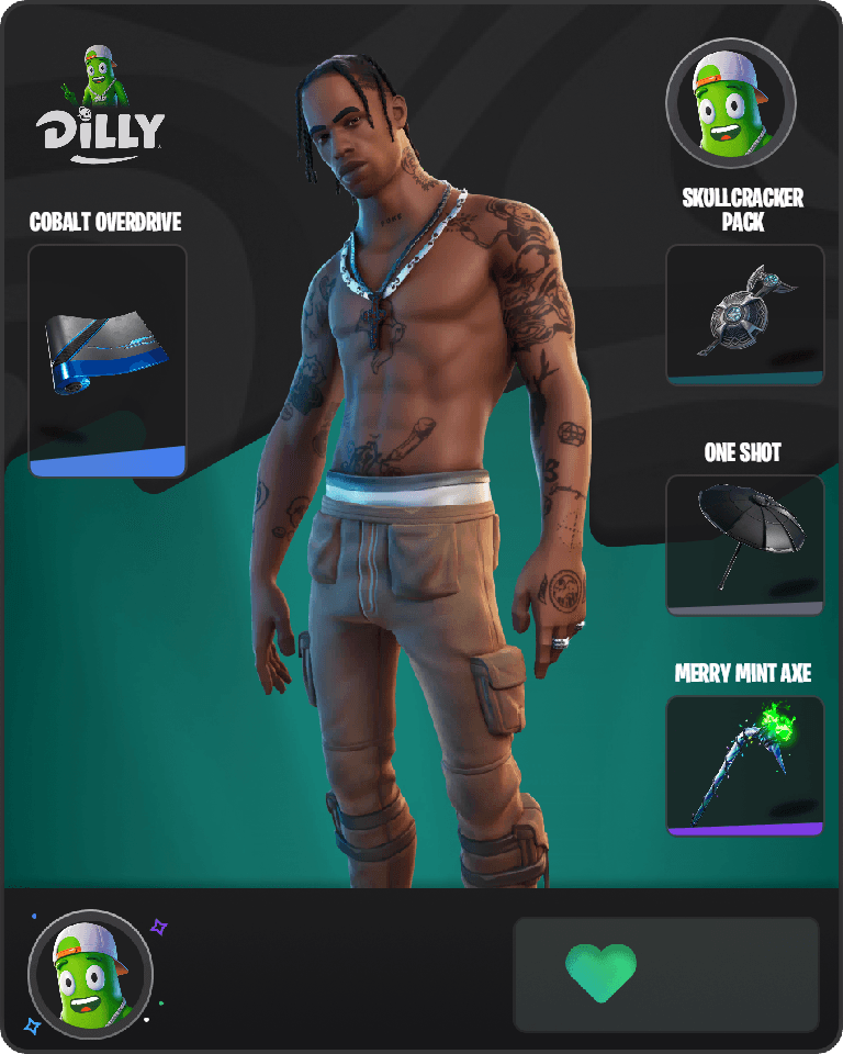 Travis Scott Fortnite combo