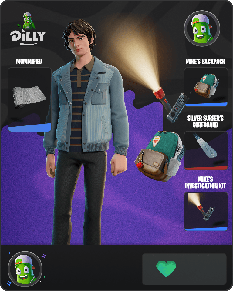 Mike Wheeler Fortnite combo