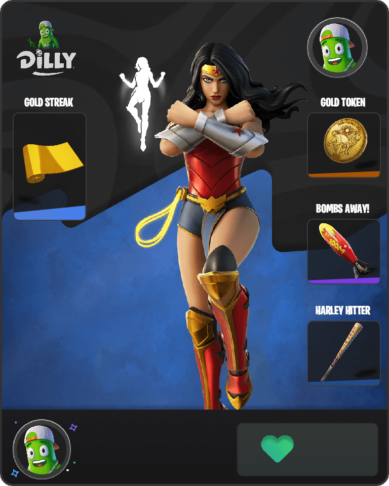 Wonder Woman Fortnite combo