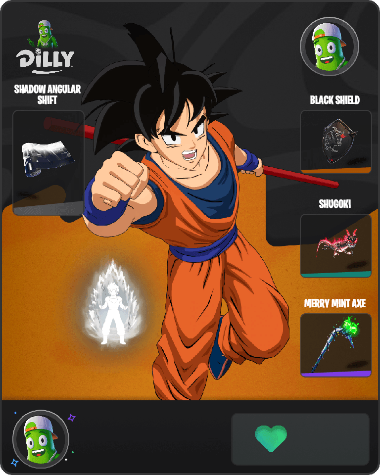 Son Goku Fortnite combo