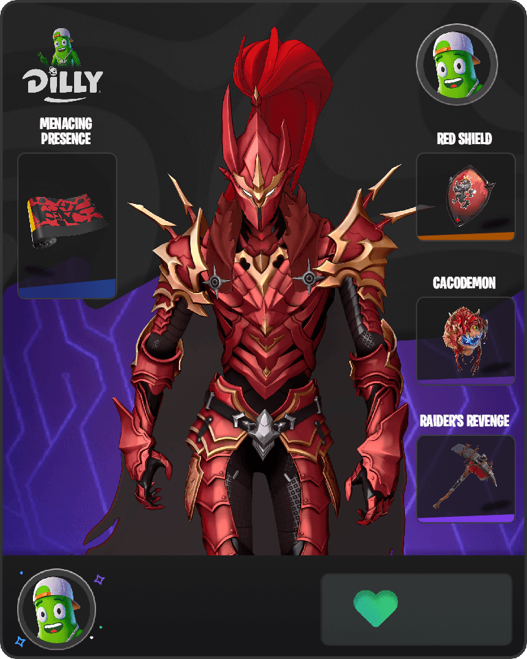 Blood-Red Commander Igris Fortnite combo
