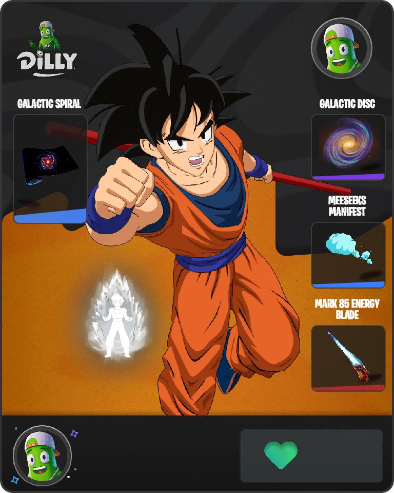 Son Goku Fortnite combo