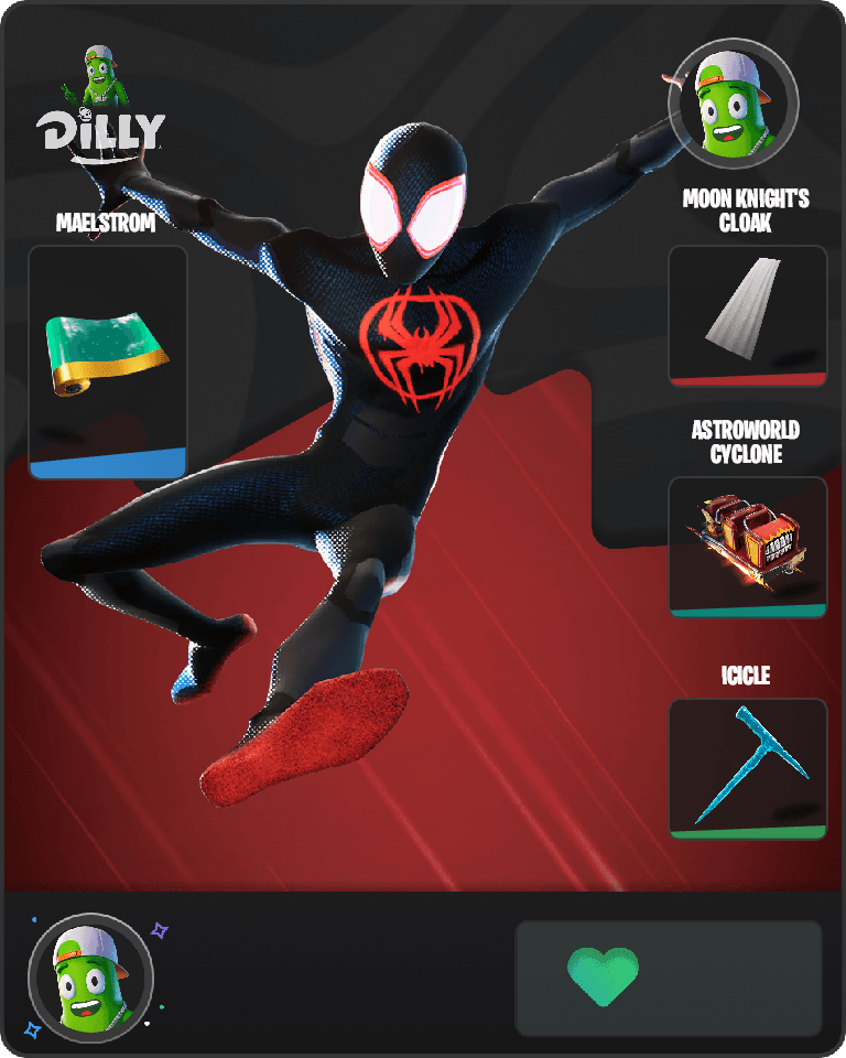 Spider-Man (Miles Morales) Fortnite combo