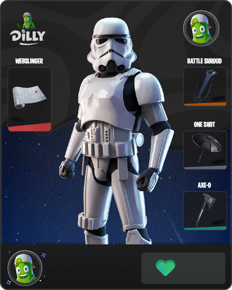 Imperial Stormtrooper Fortnite combo