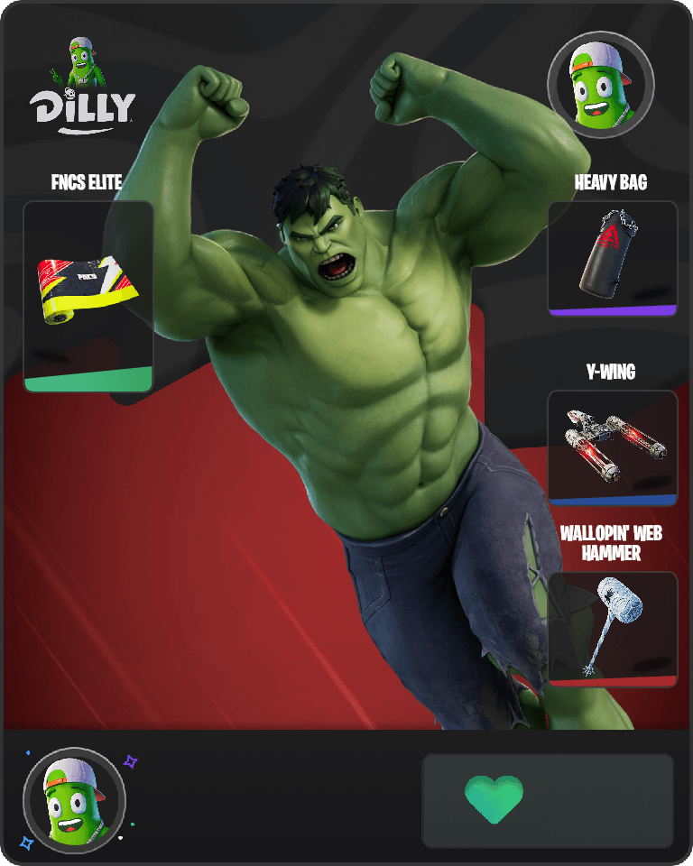 Hulk Fortnite combo