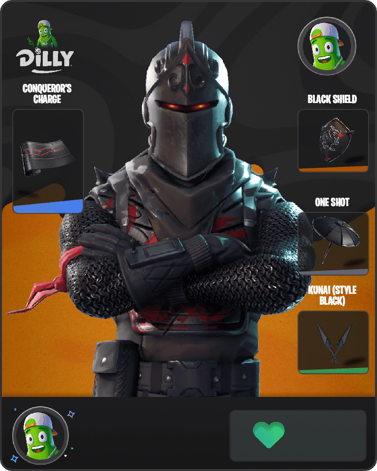 Black Knight Fortnite combo