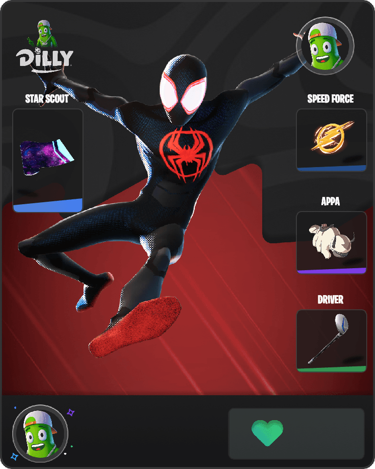Spider-Man (Miles Morales) Fortnite combo