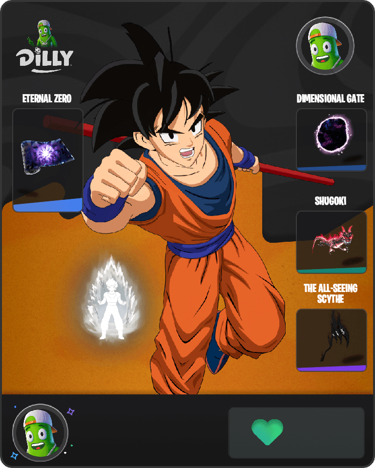 Son Goku Fortnite combo