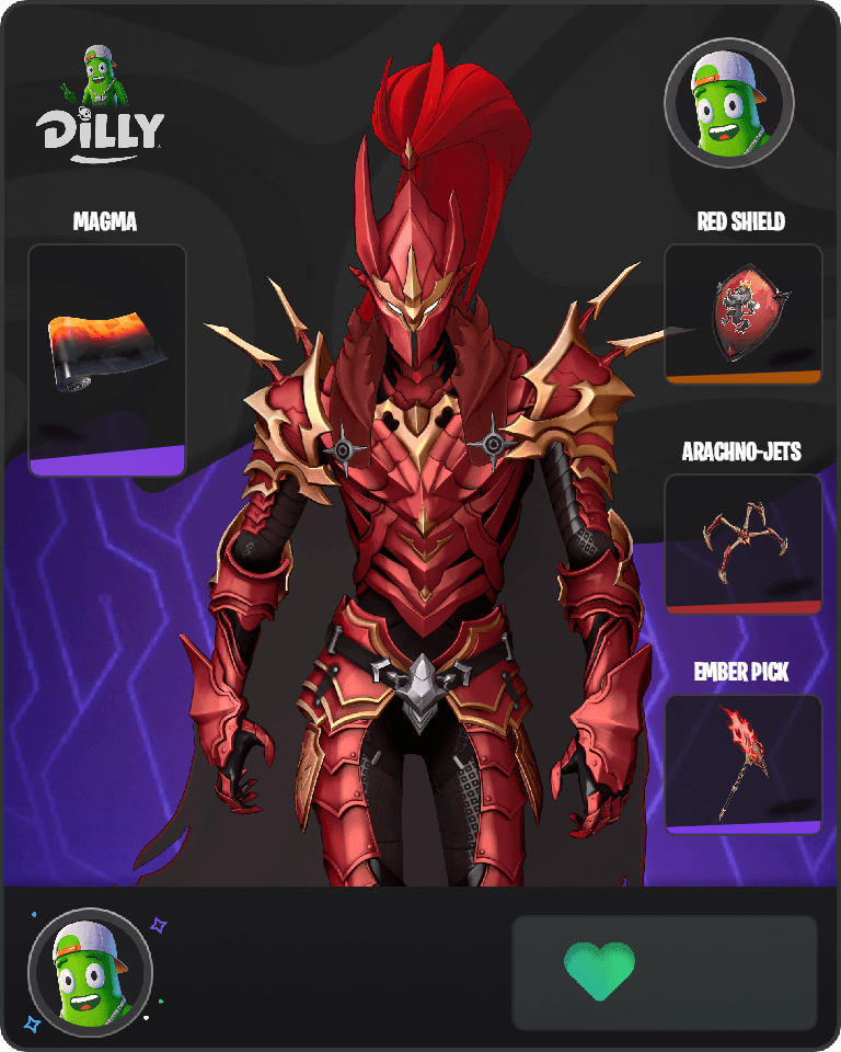 Blood-Red Commander Igris Fortnite combo