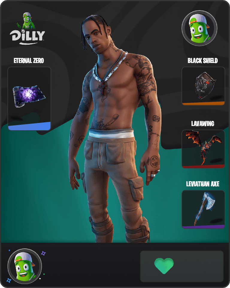 Travis Scott Fortnite combo