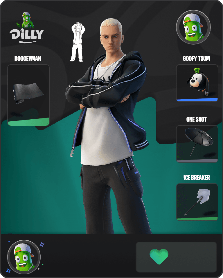 Slim Shady Fortnite combo