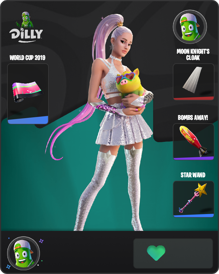 Ariana Grande Fortnite combo