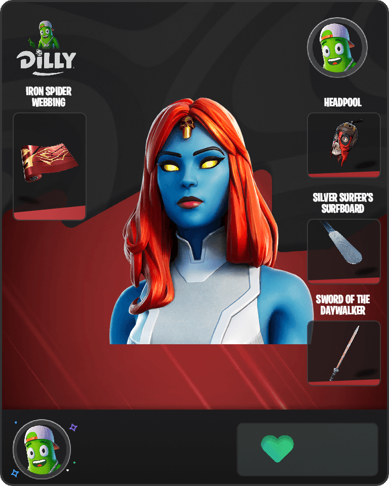 Mystique Fortnite combo