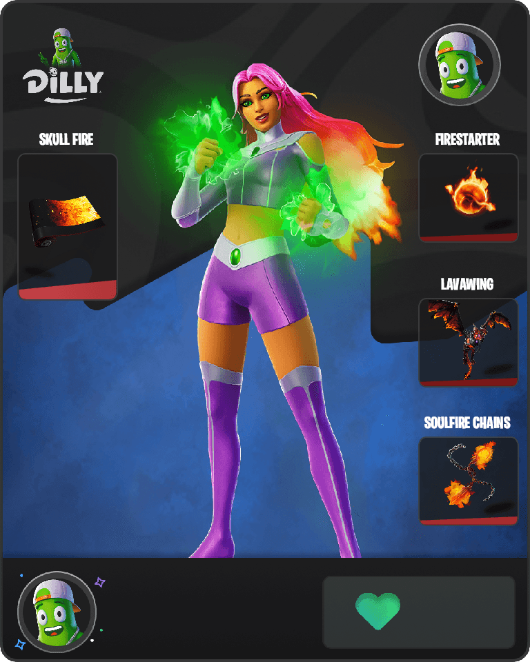 Starfire Fortnite combo
