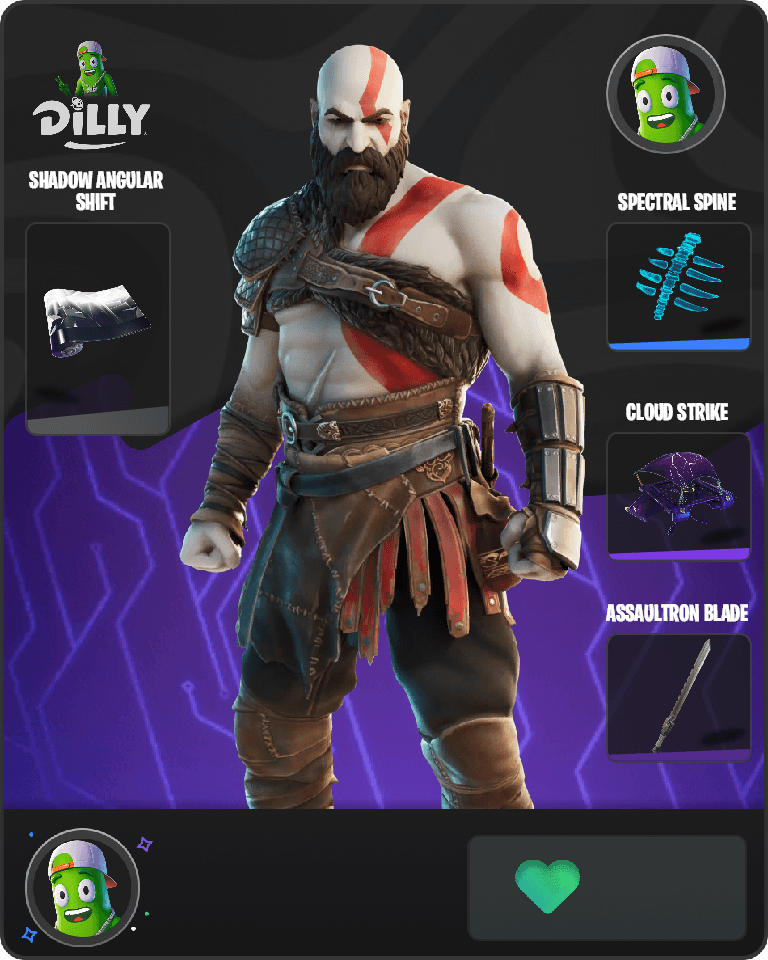 Kratos Fortnite combo