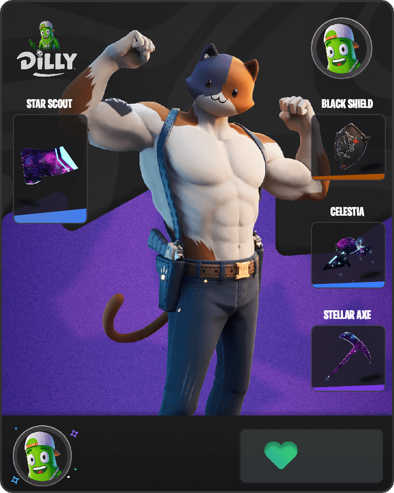 Meowscles Fortnite combo