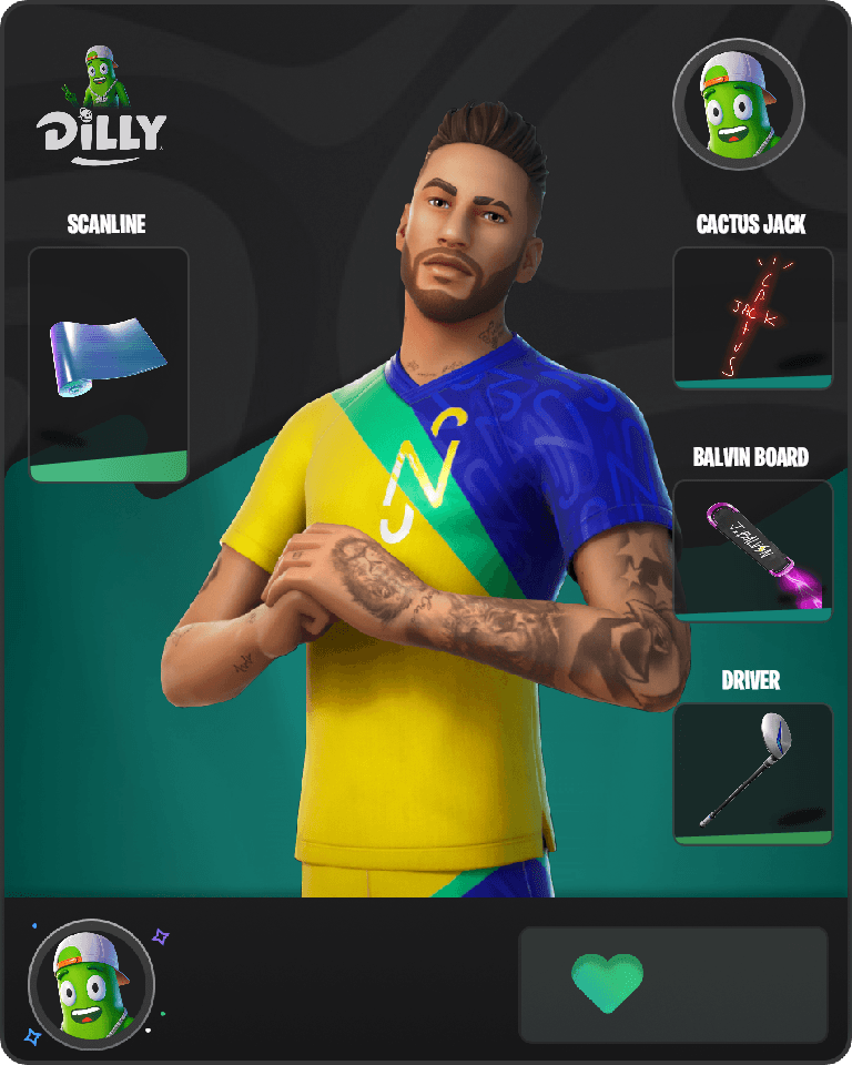 Neymar Jr Fortnite combo
