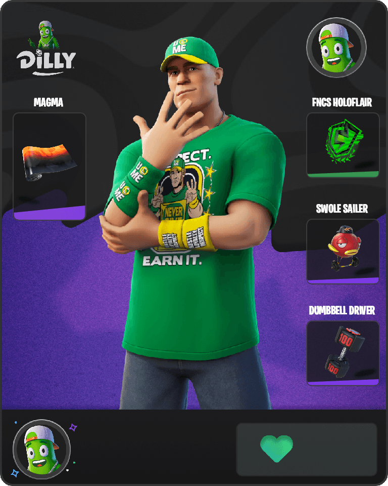 John Cena Fortnite combo