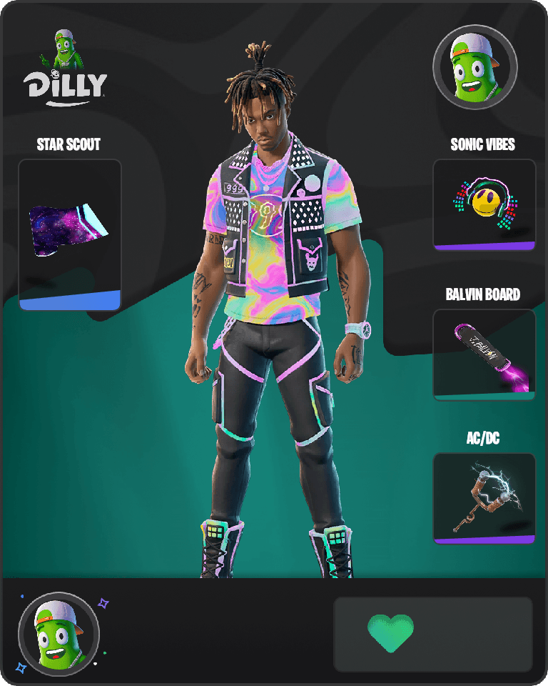 Juice WRLD Fortnite combo