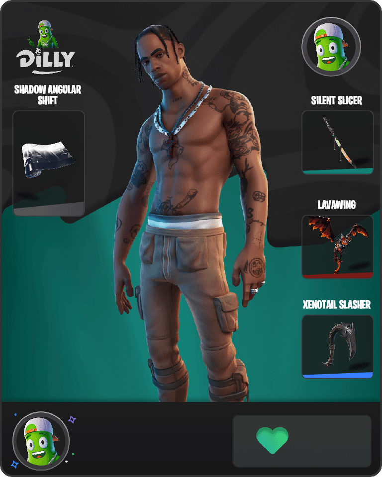 Travis Scott Fortnite combo