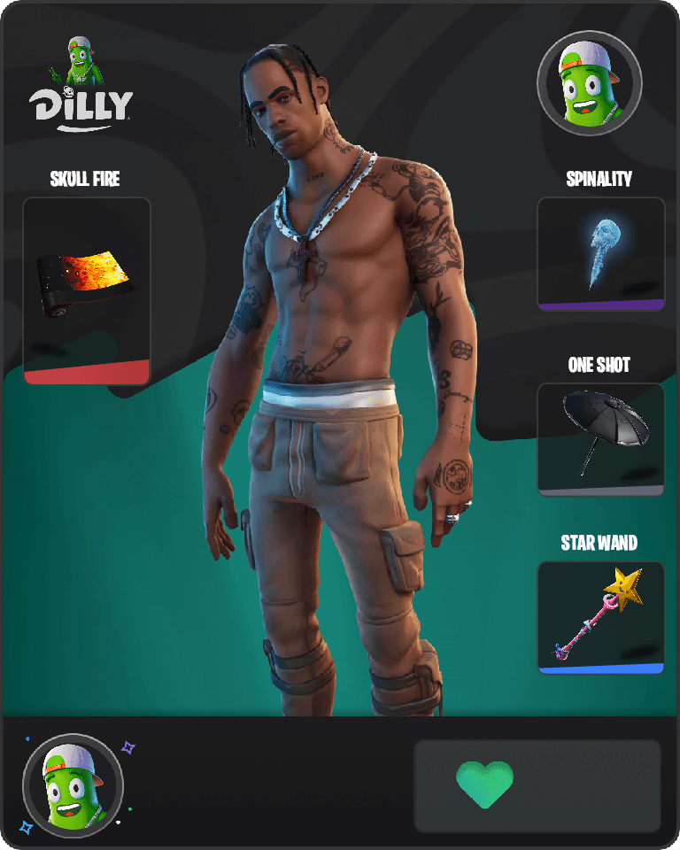 Travis Scott Fortnite combo