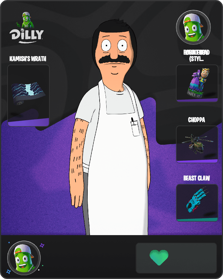 Bob Belcher Fortnite combo