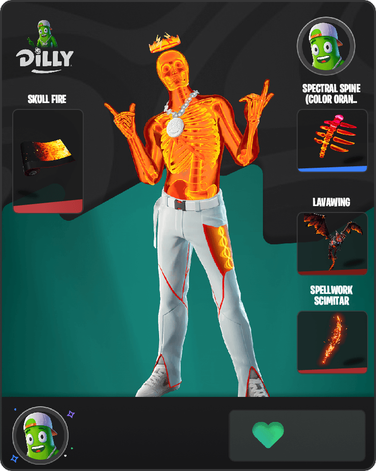 Inferno Skeleton Balvin Fortnite combo