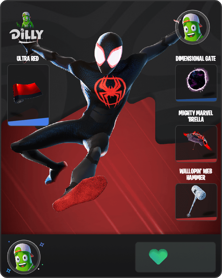 Spider-Man (Miles Morales) Fortnite combo
