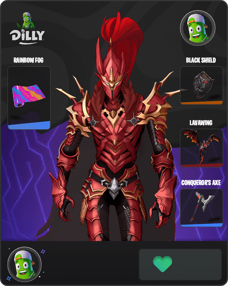 Blood-Red Commander Igris Fortnite combo