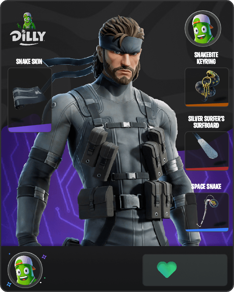 Solid Snake Fortnite combo