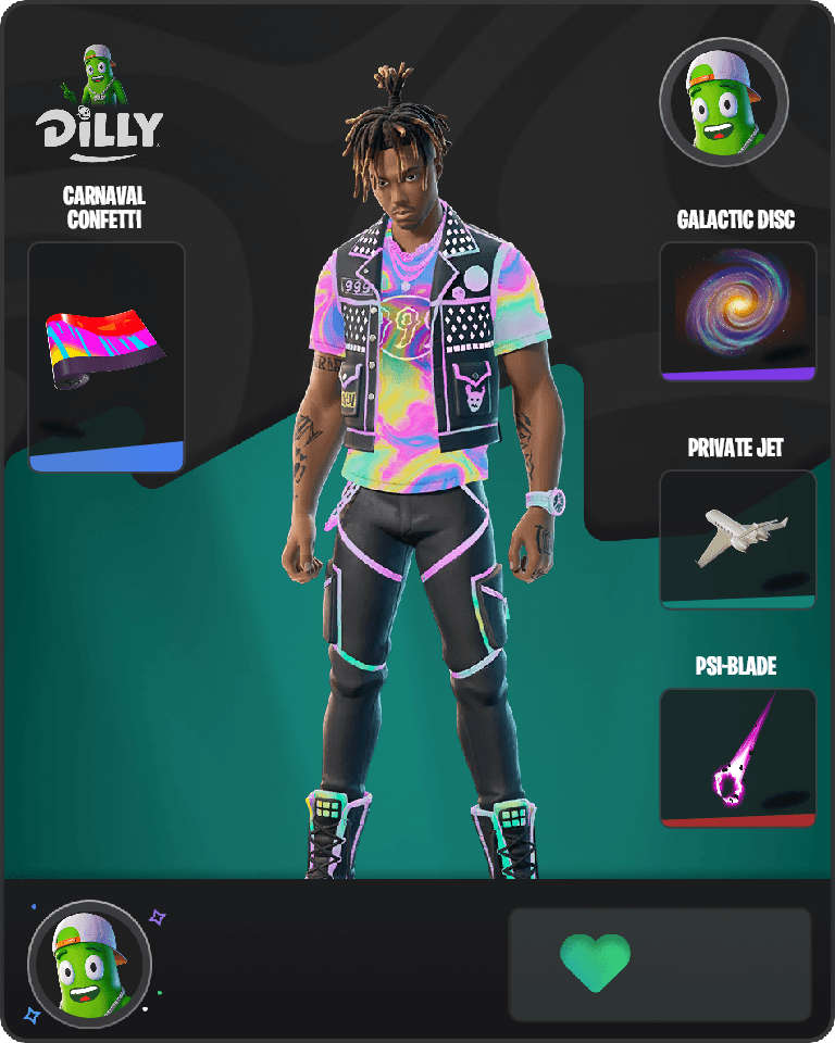 Juice WRLD Fortnite combo