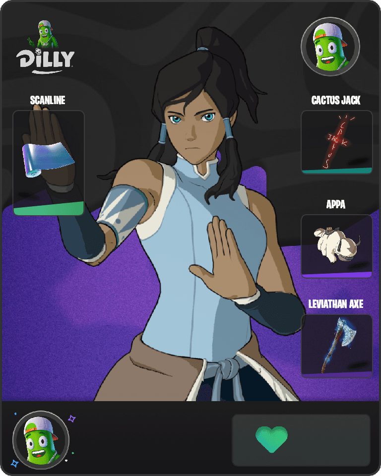 Korra Fortnite combo