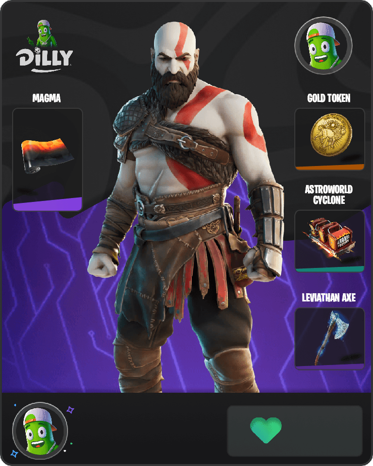 Kratos Fortnite combo