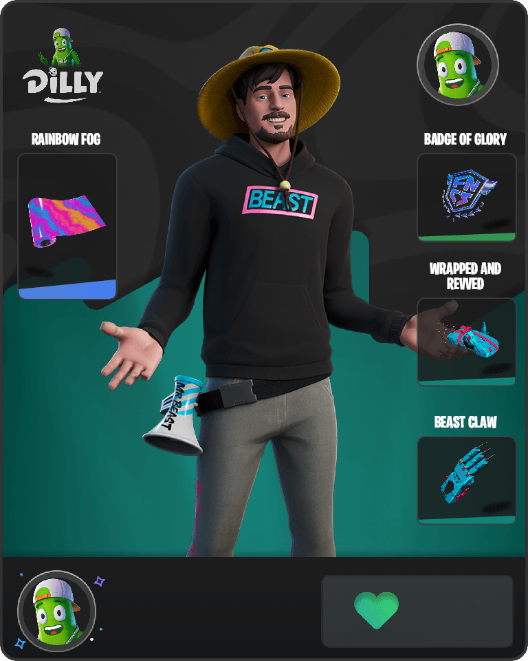 MrBeast Fortnite combo