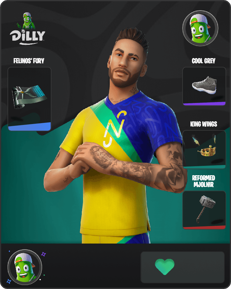 Neymar Jr Fortnite combo