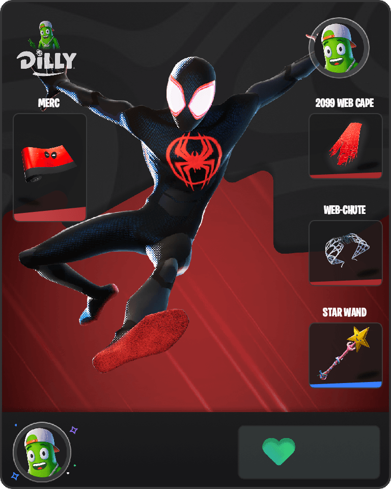 Spider-Man (Miles Morales) Fortnite combo