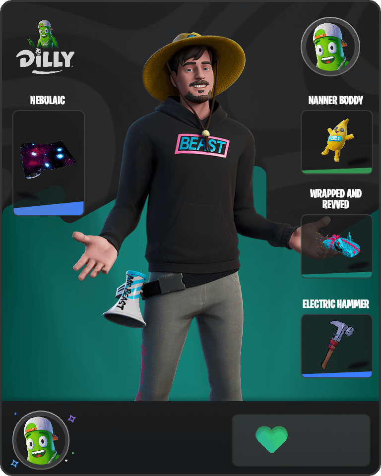 MrBeast Fortnite combo