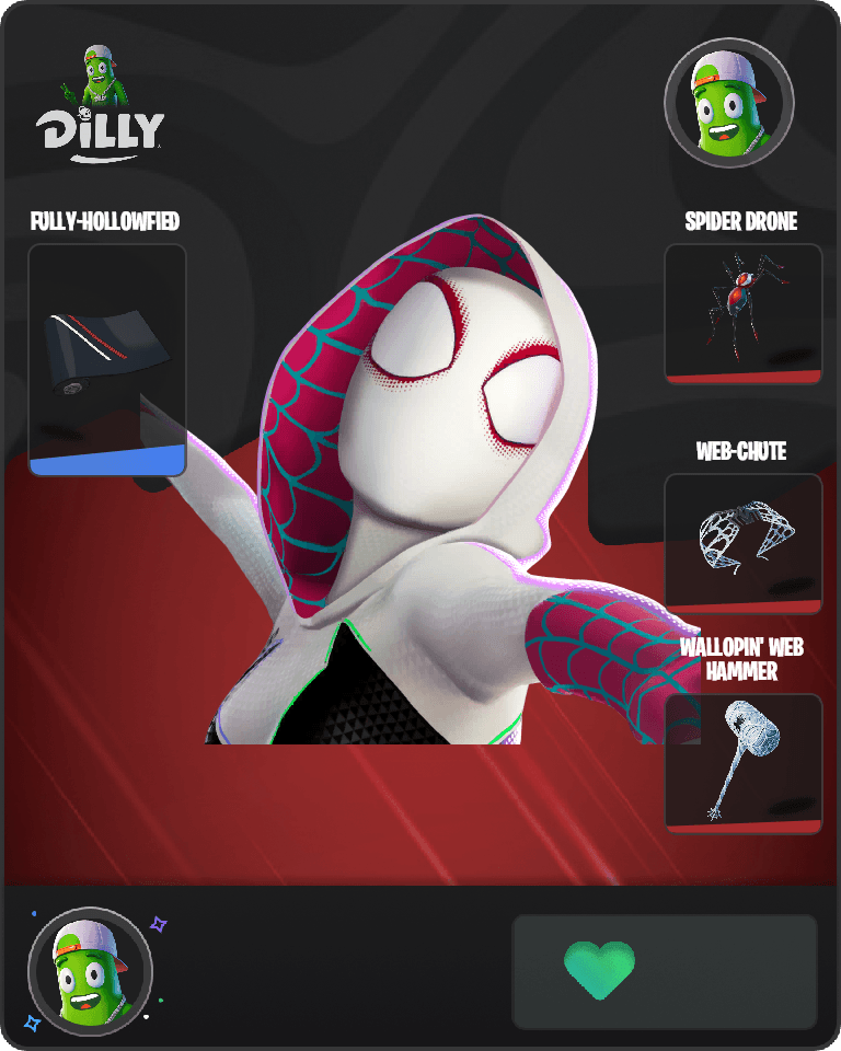 Spider-Gwen Fortnite combo