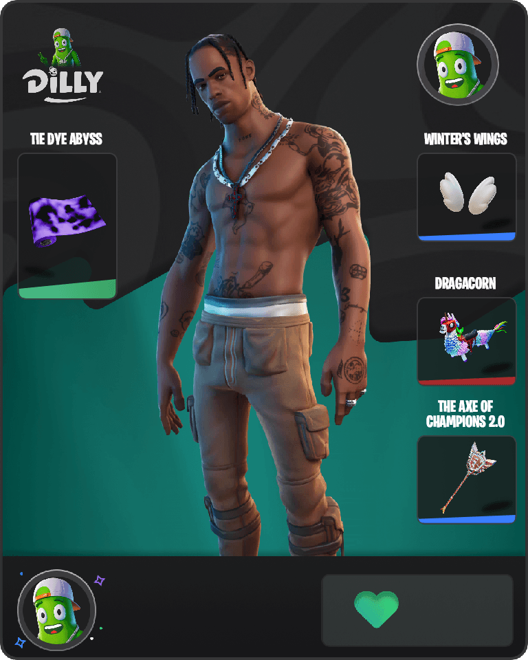 Travis Scott Fortnite combo