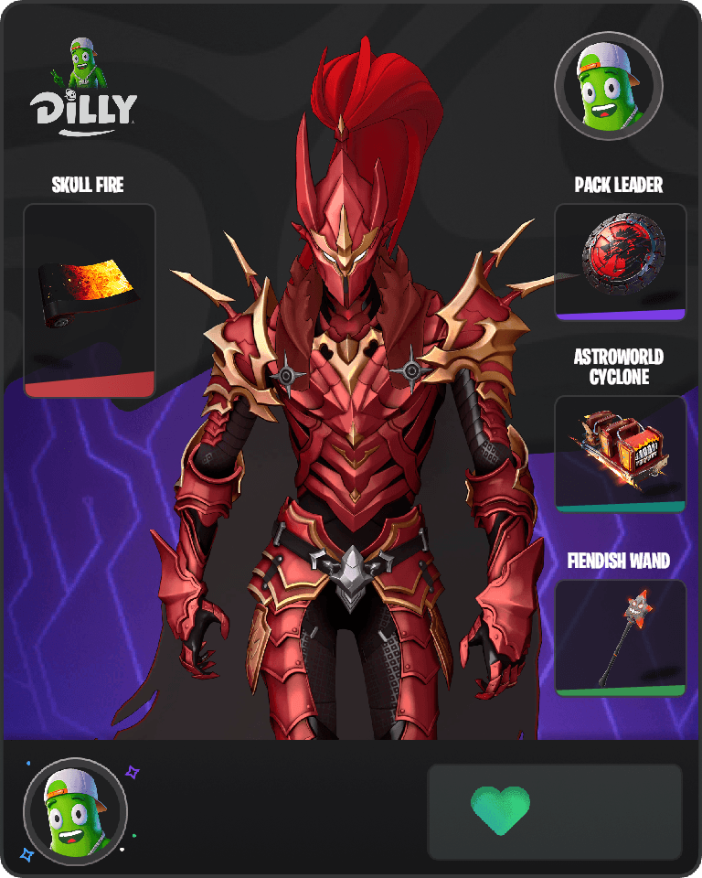 Blood-Red Commander Igris Fortnite combo