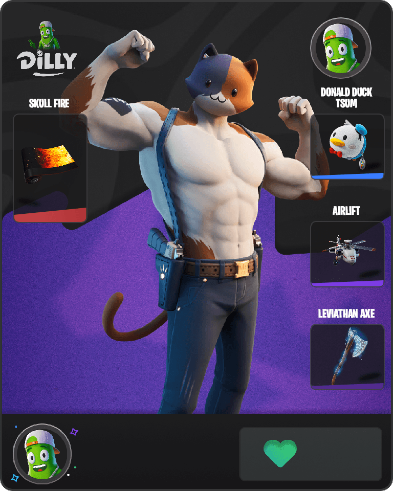 Meowscles Fortnite combo