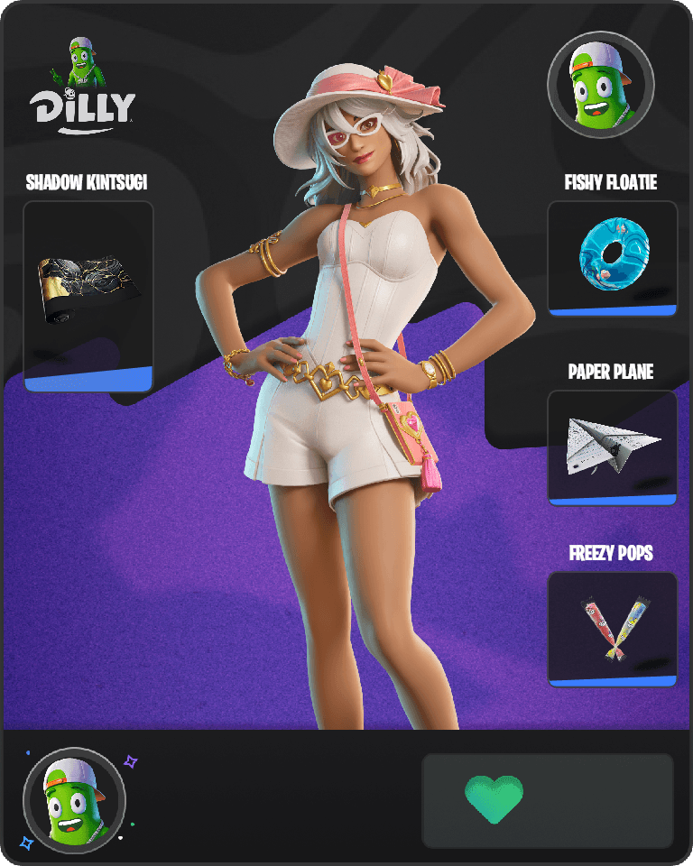 Heartseeker Aphrodite Fortnite combo