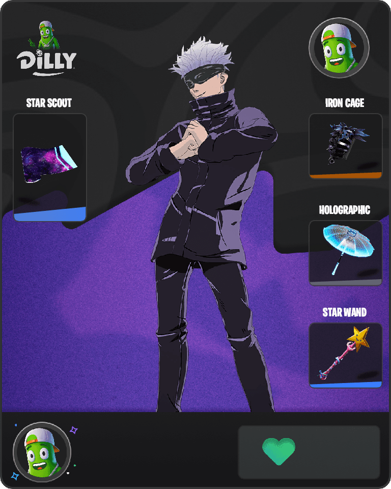 Satoru Gojo Fortnite combo
