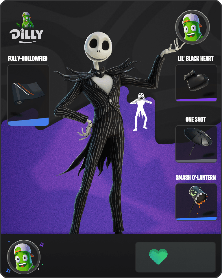 Jack Skellington Fortnite combo