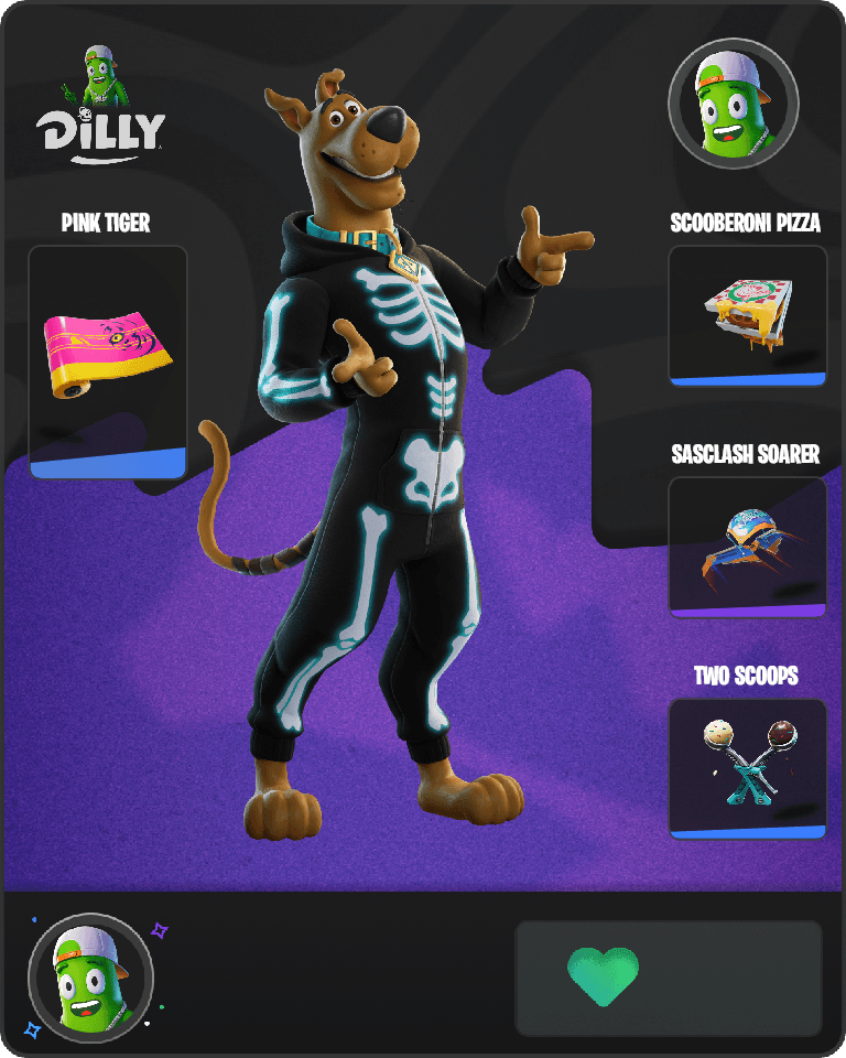 Scooby-Doo Fortnite combo