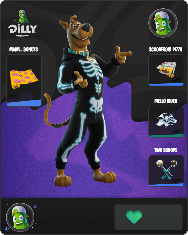 Scooby-Doo Fortnite combo