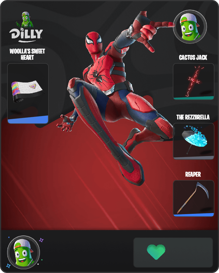 Spider-Man Zero Fortnite combo
