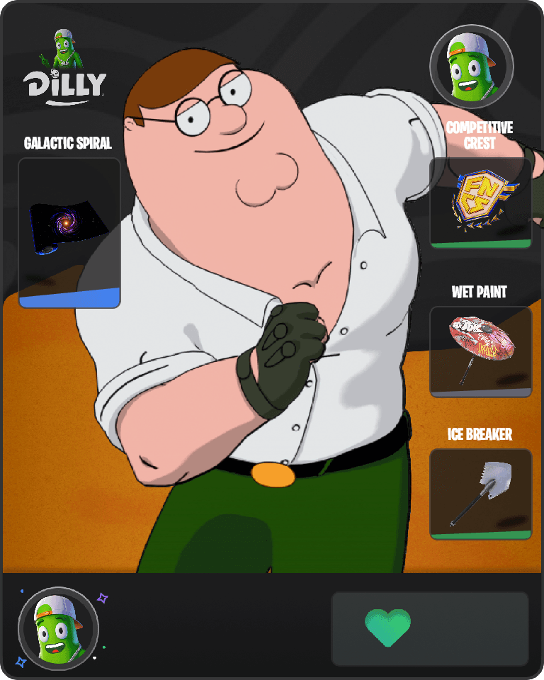 Peter Griffin Fortnite combo