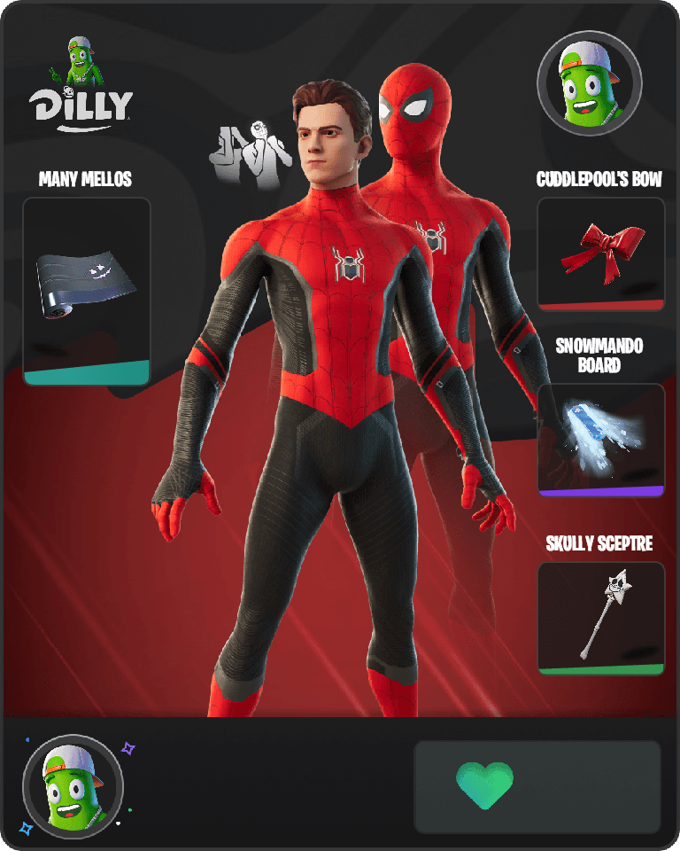 Spider-Man (No Way Home) Fortnite combo